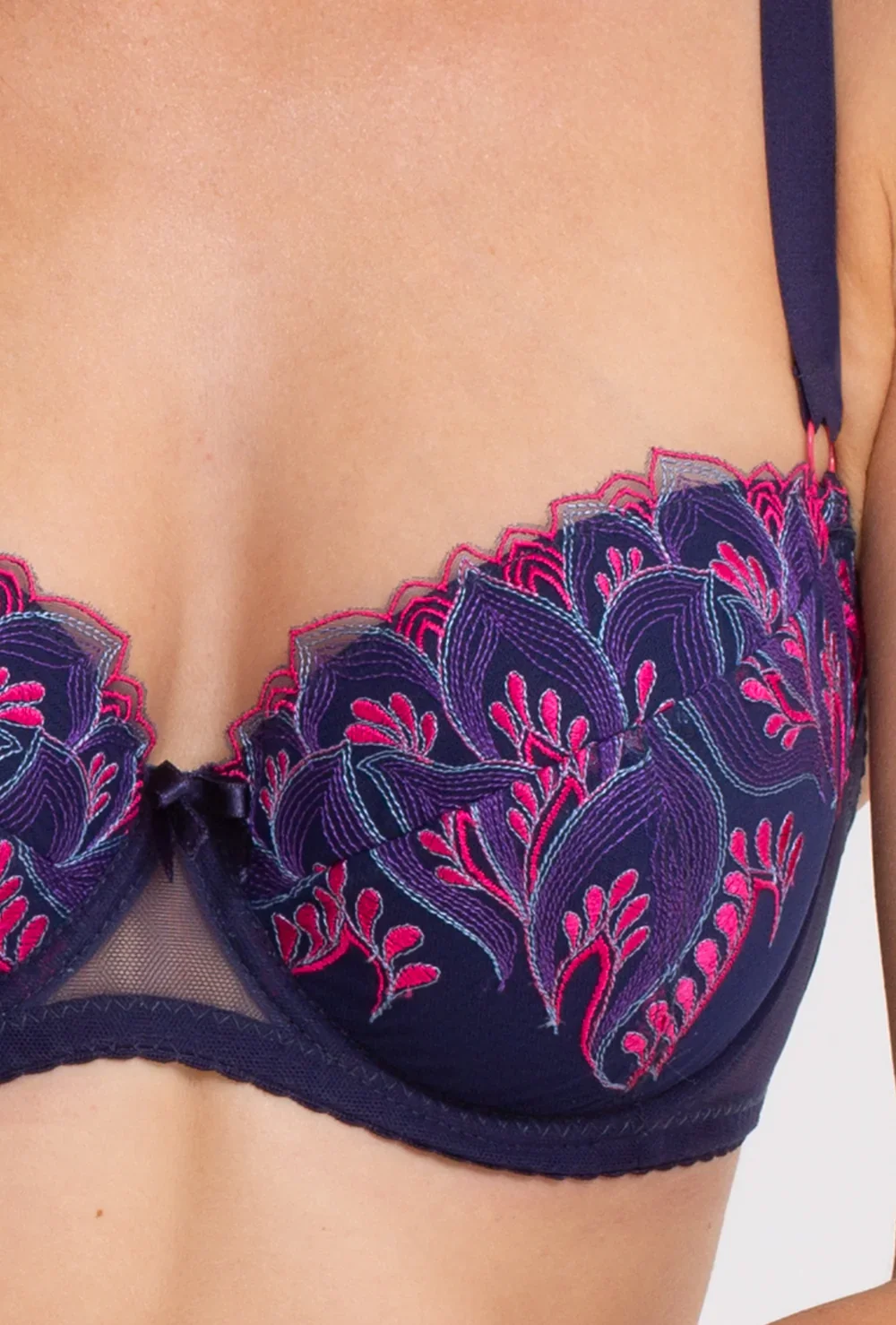 Biustonosz damski z push-up Violet - Image 2