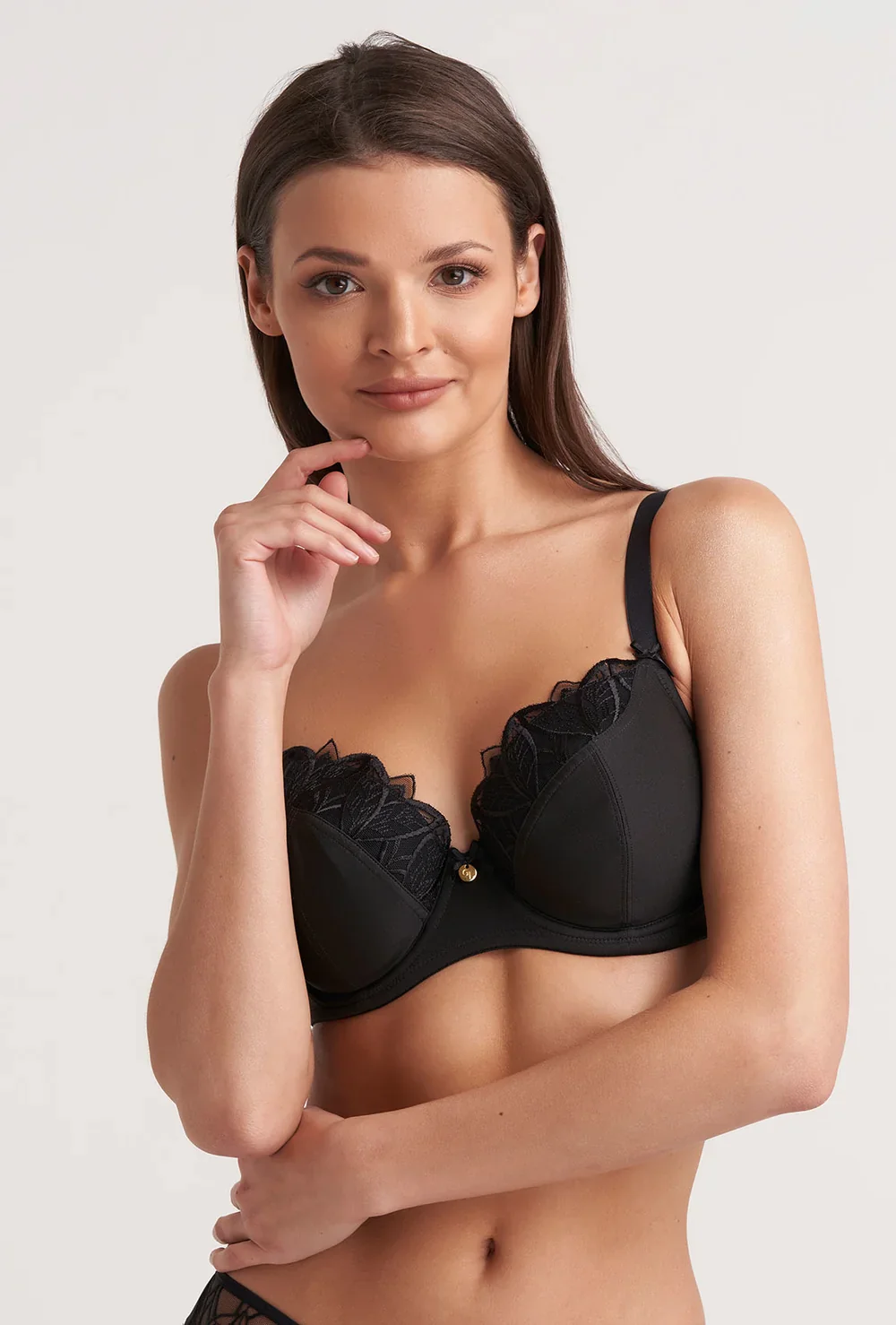 Delikatnie usztywniany biustonosz z haftem Marissa 01 - Image 5