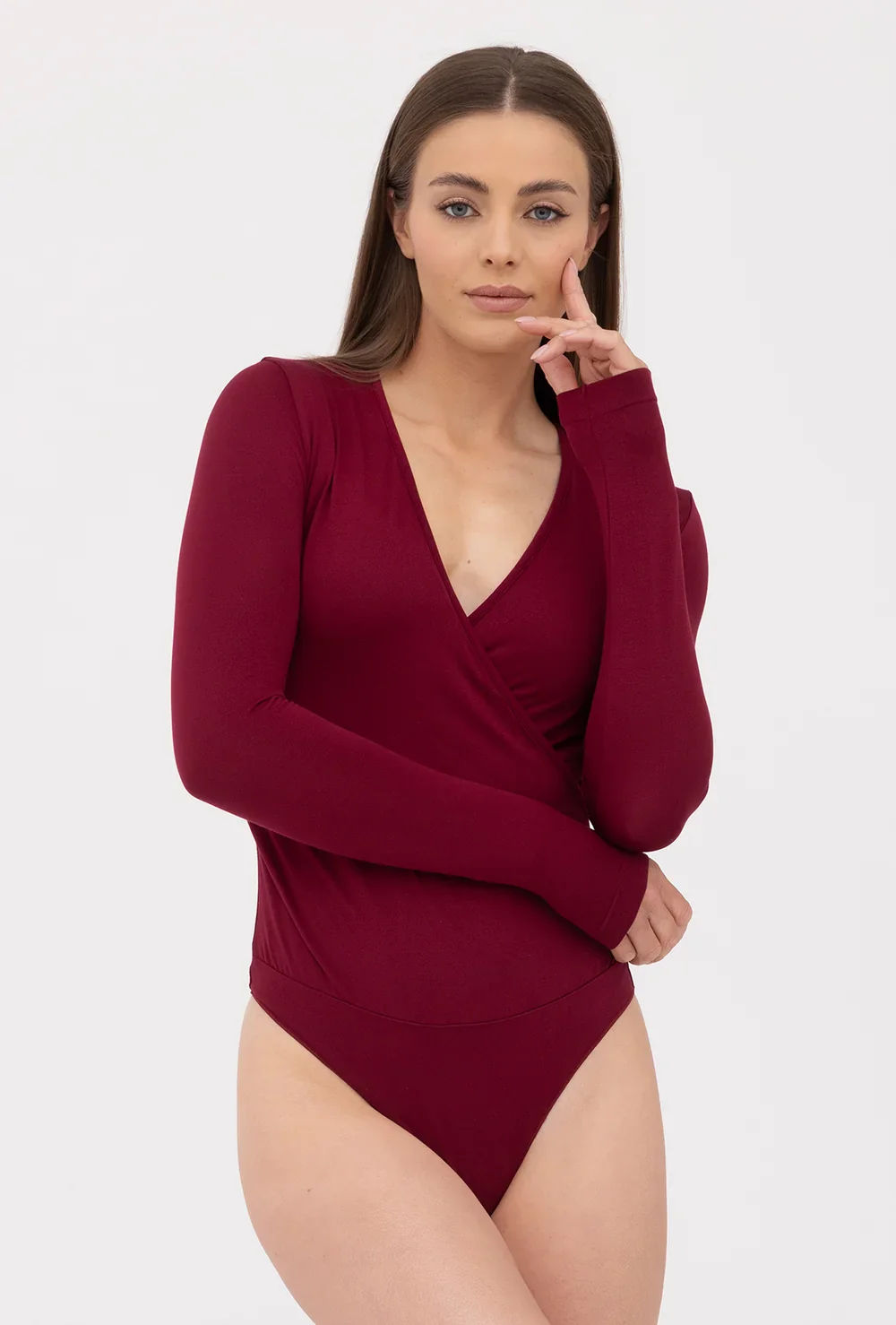 Kopertowe body z wiskozy Constanza