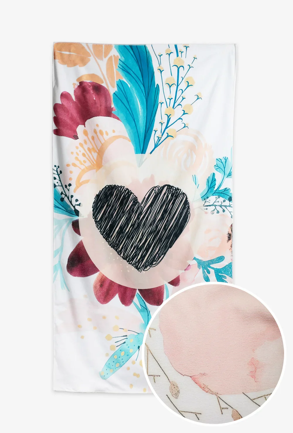 Ręcznik plażowy Heart