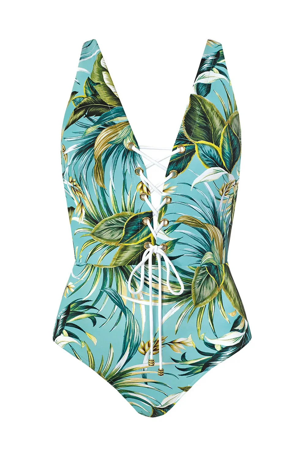 Strój kąpielowy z wiązanym dekoltem Hawaii (S1036C20) - Image 2